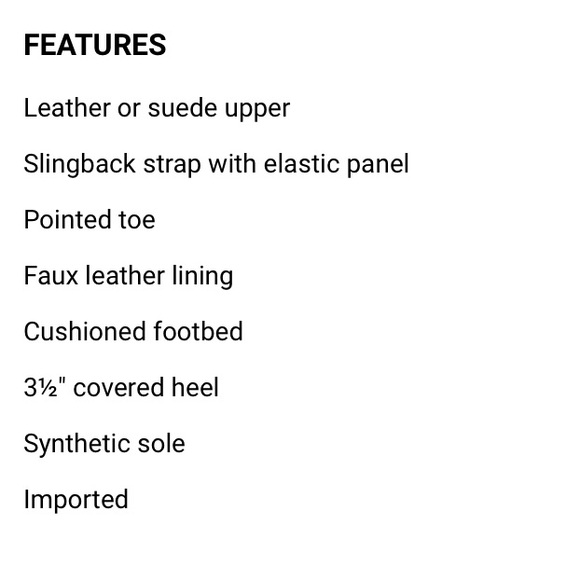 Steve Madden Rayne pointed toe sling back heel - Picture 2 of 7